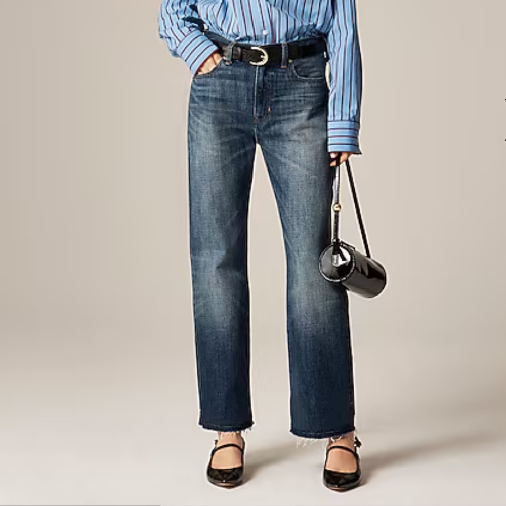 J. Crew Nipped High Rise Rigid Jean. Size 28